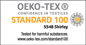 Oeko-Tex standard 100 - Încrederea în textile. Testat pentru substanțe nocive.