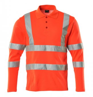 Bluza reflectorizanta polo rosu