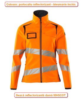 Geaca reflectorizanta softshell dama