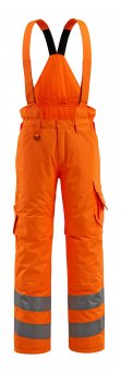 Pantaloni de iarna portocaliu reflectorizant