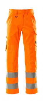 Pantaloni reflectorizanti de lucru portocaliu 