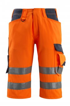 Pantaloni reflectorizanti trei sferturi portocaliu belumarin inchis