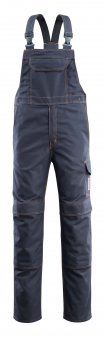 Salopeta bleumarin inchis cu protectii multiple