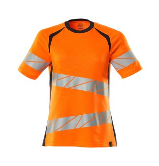 Tricou portocaliu reflectorizant dama V1