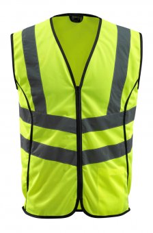 Vesta reflectorizanta trafic inchidere cu fermoar