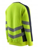Bluza la baza gatului galben reflectorizant - bleumarin inchis