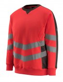 Bluza la baza gatului rosu reflectorizant - antracit inchis