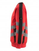 Bluza la baza gatului rosu reflectorizant - antracit inchis
