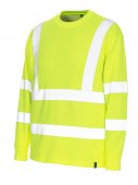 Bluza reflectorizanta la baza gatului galben 