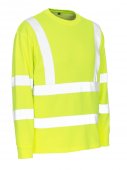 Bluza reflectorizanta la baza gatului galben 