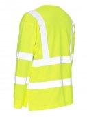 Bluza reflectorizanta la baza gatului galben 