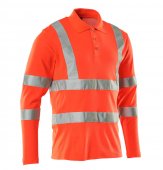 Bluza reflectorizanta polo rosu
