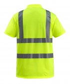 Tricou polo cu nasturi galben reflectorizant