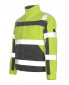 Geaca reflectorizanta de lucru galben-antracit