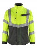Geaca reflectorizanta de lucru galben-antracit inchis