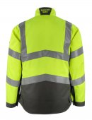 Geaca reflectorizanta de lucru galben-antracit inchis