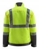 Geaca reflectorizanta de lucru galben-antracit inchis