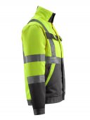 Geaca reflectorizanta de lucru galben-antracit inchis