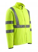 Geaca reflectorizanta fleece galbena