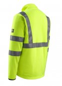 Geaca reflectorizanta fleece galbena