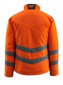 Geaca reflectorizanta fleece portocaliu-bleumarin inchis