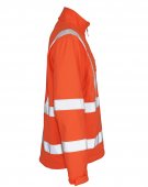 Geaca reflectorizanta softshell cu fleece pe interior