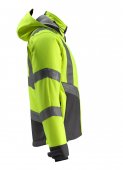 Geaca reflectorizanta softshell galben-antracit inchis