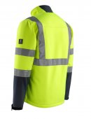 Geaca reflectorizanta softshell galben-bleumarin inchis