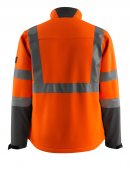 Geaca reflectorizanta softshell portocaliu-antracit inchis