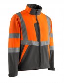 Geaca reflectorizanta softshell portocaliu-antracit inchis