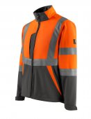 Geaca reflectorizanta softshell portocaliu-antracit inchis