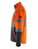 Geaca reflectorizanta softshell portocaliu-antracit inchis