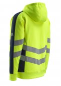 Hanorac galben reflectorizant - albastru inchis
