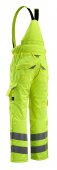 Pantaloni de iarna galben reflectorizant