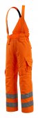 Pantaloni de iarna portocaliu reflectorizant