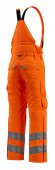 Pantaloni de iarna portocaliu reflectorizant