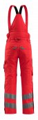 Pantaloni de iarna rosu reflectorizant