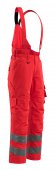 Pantaloni de iarna rosu reflectorizant