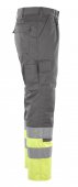 Pantaloni reflectorizanti de lucru antracit galben 