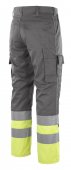 Pantaloni reflectorizanti de lucru antracit galben 