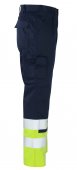 Pantaloni reflectorizanti de lucru bleumarin galben 
