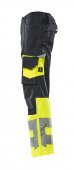 Pantaloni reflectorizanti de lucru bleumarin inchis galben