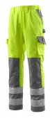 Pantaloni reflectorizanti de lucru galben antracit
