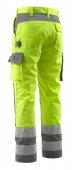 Pantaloni reflectorizanti de lucru galben antracit