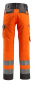Pantaloni reflectorizanti de lucru portocaliu antracit inchis