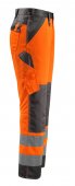Pantaloni reflectorizanti de lucru portocaliu antracit inchis