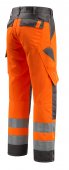 Pantaloni reflectorizanti de lucru portocaliu antracit inchis