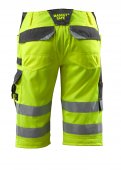 Pantaloni reflectorizanti trei sferturi galben antracit inchis