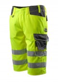 Pantaloni reflectorizanti trei sferturi galben antracit inchis