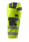 Pantaloni reflectorizanti trei sferturi galben antracit inchis